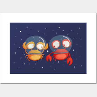 Space Crabs Posters and Art